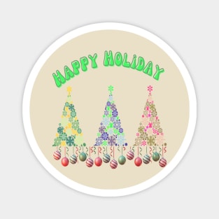 Christmas gift idea, beautifully styled Christmas trees. Magnet